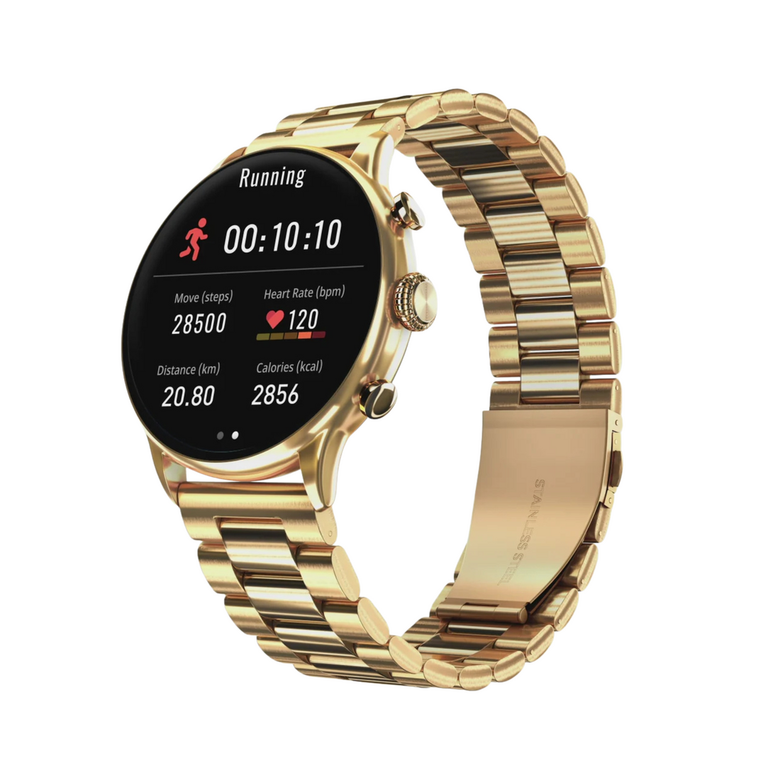 Royale Smartwatch – 1.43" AMOLED, ZEON Processor, Stainless Steel
