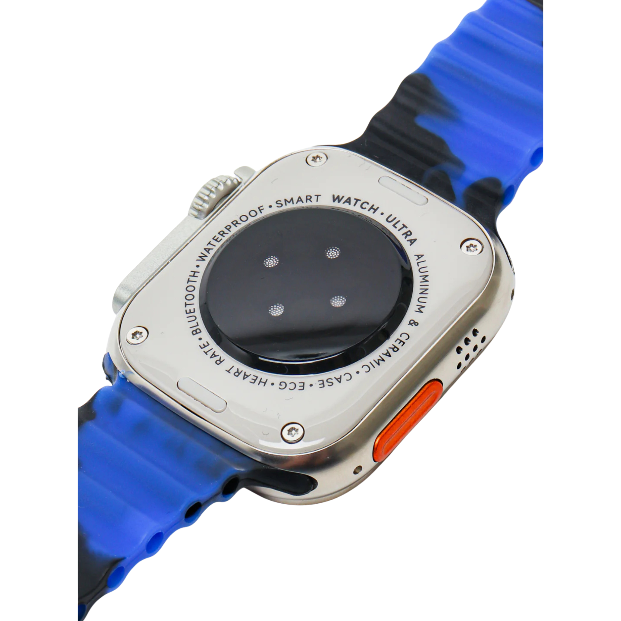 TK90 ULTRA 10 IN 1 Smartwatch – 49mm IPS Display, Wireless Charging, 8 Straps, Bluetooth Calling